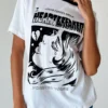 Comic Book Ringer Tee White