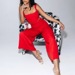 Princess Polly Elias Set Red