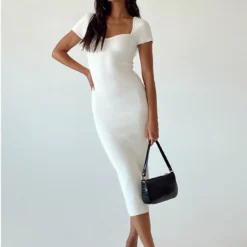Princess Polly Ellisen Midi Dress White -Modeoryx Sales Store 0 modelinfo Vivien us4 5757bff3 5285 4d7e bfa9 fee241993c4d