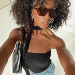 Princess Polly Zilber Scarf Tube Top Black -Modeoryx Sales Store 0 modelinfo alexa us2 4e00b3d1 c301 477f 8774 ea783aaf8f10