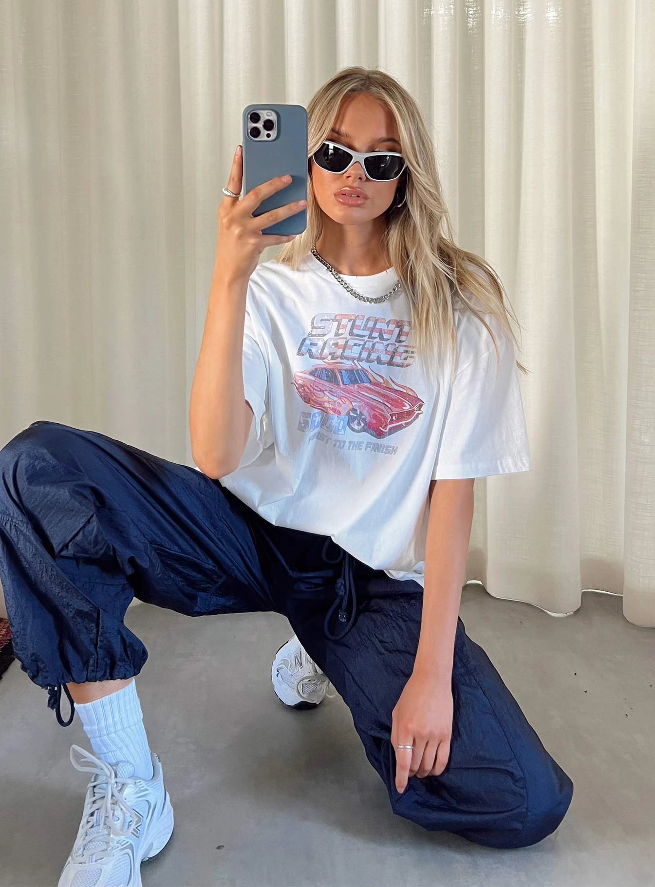 Stunt Racer Tee Ivory 1 Stunt Racer Tee Ivory