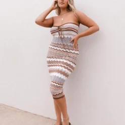 Princess Polly Ariella Midi Dress Brown