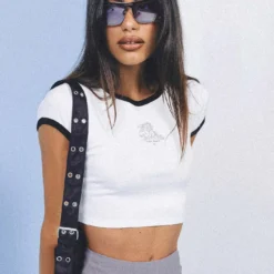 Princess Polly Angel Love Cropped Tee White 15 Princess Polly Angel Love Cropped Tee White -Modeoryx Sales Store 0 modelinfo jess us2