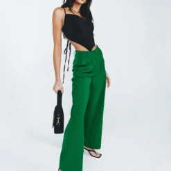 Princess Polly Archer Pants Apple Green