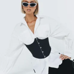 Rosina Underbust Corset Black