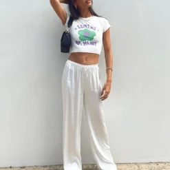 Princess Polly Nixie Pants White