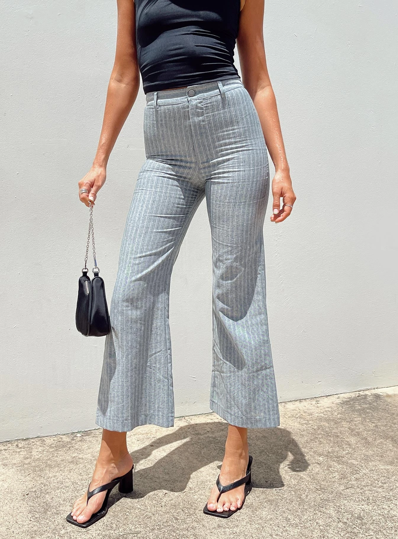 Princess Polly Rach Pants Grey 2 Princess Polly Rach Pants Grey - Image 2