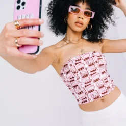 Modeoryx Sales Store 15 Princess Polly Whateva Bustier Pink Multi