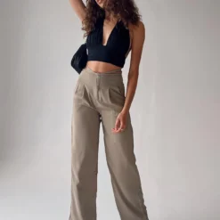 Princess Polly Rodney Pants Beige