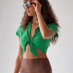 Princess Polly Everlasting Love Top Green