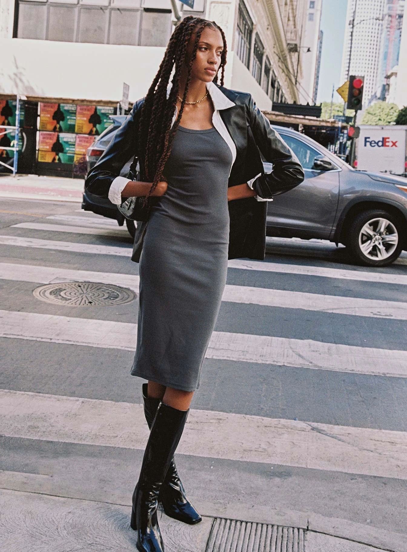 Princess Polly Camellia Midi Dress Slate Grey 1 Princess Polly Camellia Midi Dress Slate Grey