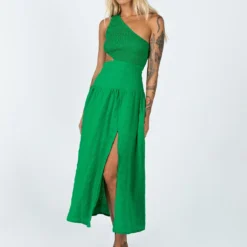 Princess Polly Davina Midi Dress Green