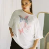 Butterfly Fields Tee White Curve