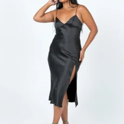 Allou Midi Dress Black