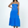 Princess Polly Allie Midi Dress Blue