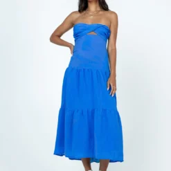 Princess Polly Allie Midi Dress Blue