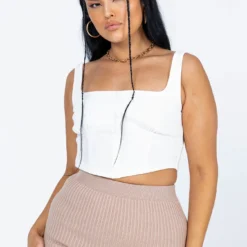 Princess Polly Kolton Top White