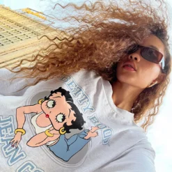 Princess Polly Betty Boop Jean Oversized Tee Grey -Modeoryx Sales Store 1 modelinfo ashley us2 eeb93678 27d0 48e2 9cc4 685fb512800b