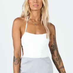 Princess Polly Adele Bodysuit White