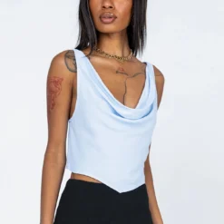 Princess Polly Aviana Top Blue