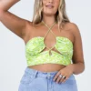 Princess Polly Farah Top Green