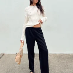 Princess Polly Louis Pants Black -Modeoryx Sales Store 1 modelinfo josephine us2 8c6d1332 d88e 4cb3 9f8e 80e03d4c88b5