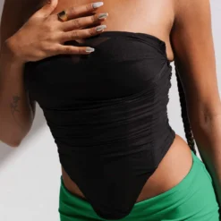 Ravenna Strapless Top Black