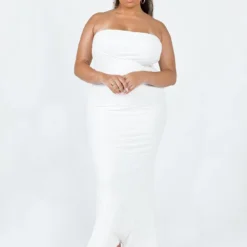 Oscar Midi Dress White Curve -Modeoryx Sales Store 1 modelinfo miccy us14 4d1a06bd cd8e 414e 9bcf 0ae0f7778409
