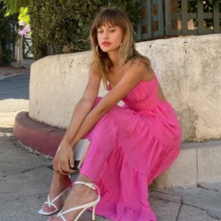 Princess Polly Joella Midi Dress Pink