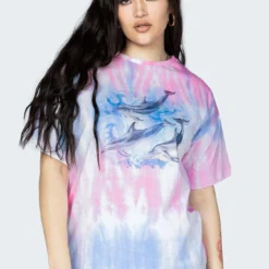 Princess Polly Dolphin Tie Dye Tee Multi