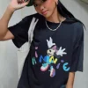 Disney Minnie Mouse Oversized Tee Black