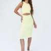 Princess Polly Kara Midi Dress Yellow