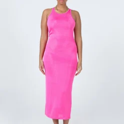 Everlast Midi Dress Hot Pink -Modeoryx Sales Store 1 76f5ae93 6a87 45df aaad 206f426e0bb2