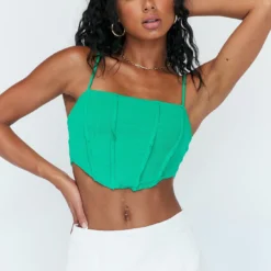 Princess Polly Allure Top Green