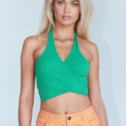 Princess Polly Adrianne Top Green