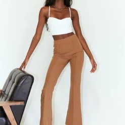 Princess Polly Jensen Pants Brown