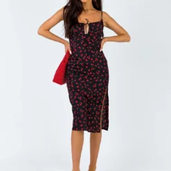 Princess Polly Noda Midi Dress Black/Red -Modeoryx Sales Store 1 b8b74546 6930 4ad5 a779 2cfe174214c5