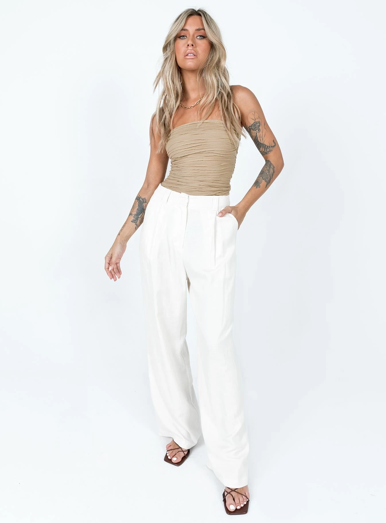 La Quinta Pant Off White 3 La Quinta Pant Off White - Image 3