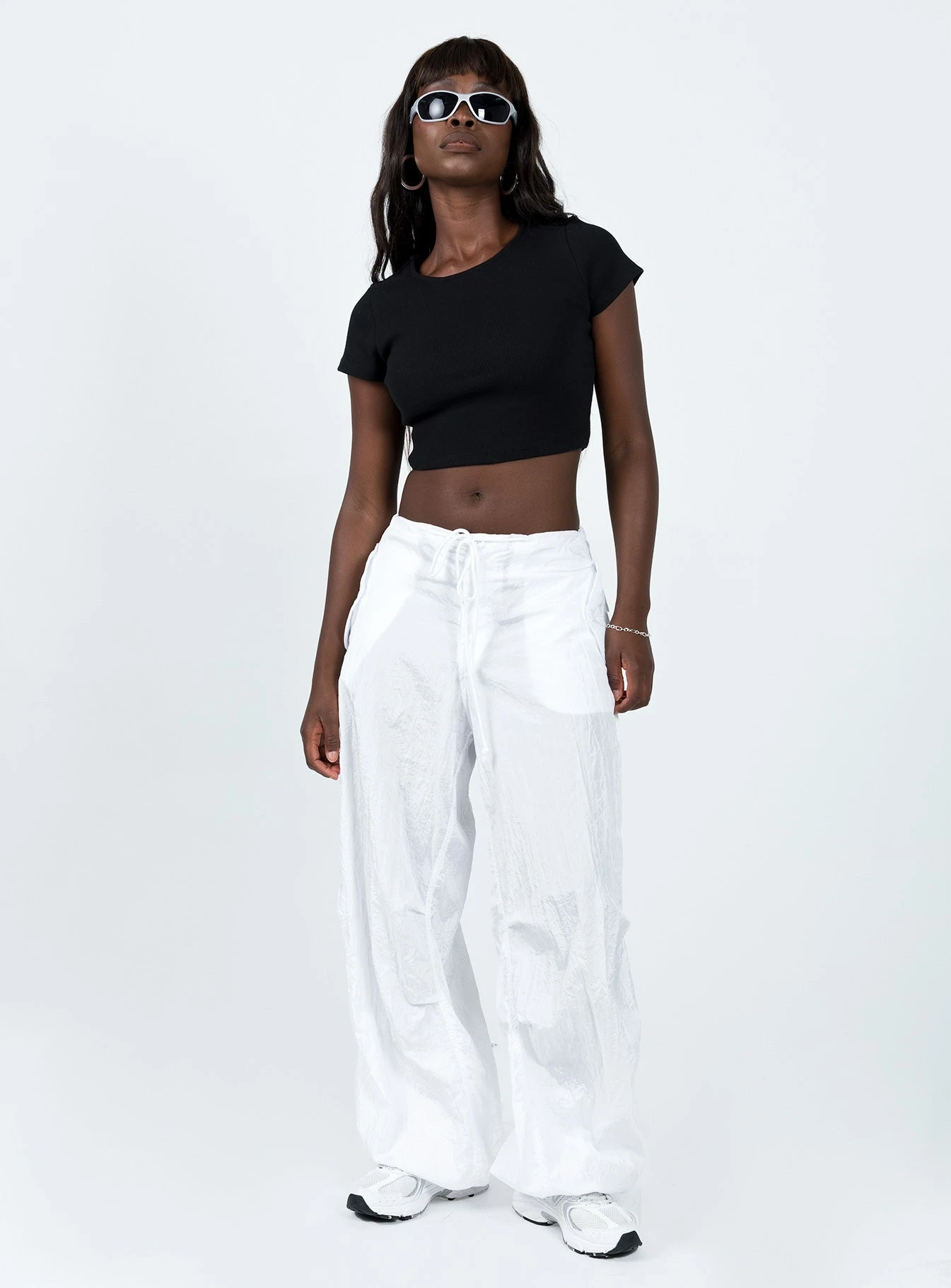 Classic Crop Tee Black Tall 3 Classic Crop Tee Black Tall - Image 3