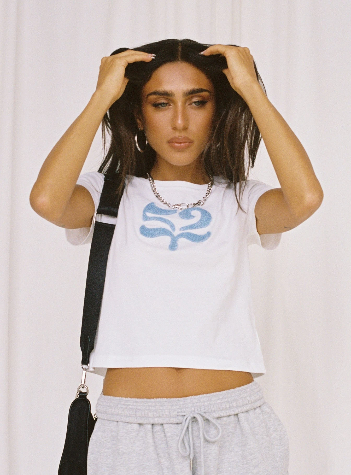 Take Care Charity Baby Tee White 2 Take Care Charity Baby Tee White - Image 2