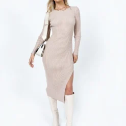 Princess Polly Nicky Midi Dress Beige -Modeoryx Sales Store 2 modelinfo chloe us2 e9ad9664 5334 4e92 86ad b7ff8930af5f