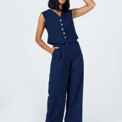 Mulholland Drive Pants Navy -Modeoryx Sales Store 2 modelinfo christy us2 9eb30405 1c66 4ee6 a150 626472572bb9