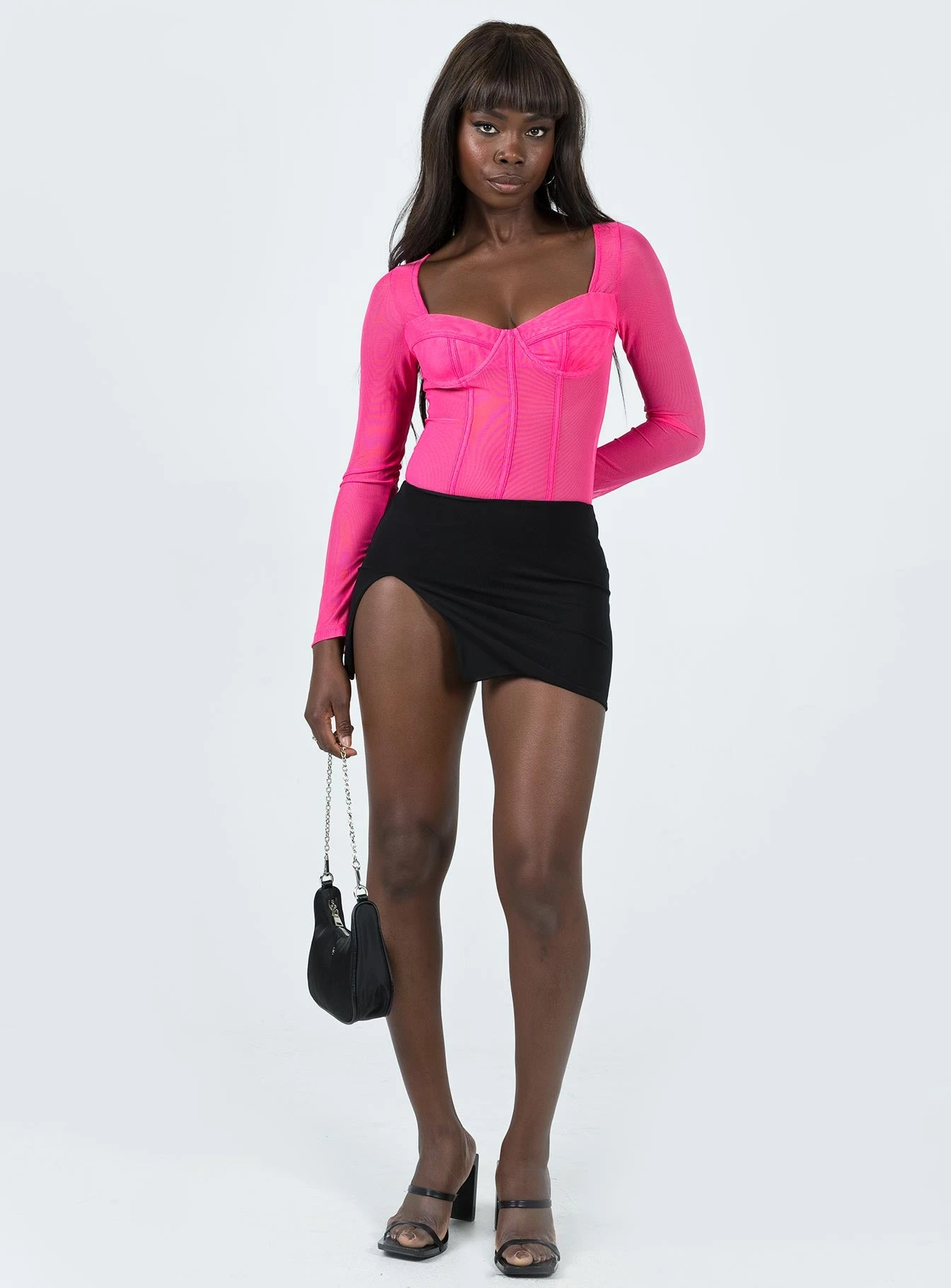 Leonie Bodysuit Pink 2 Leonie Bodysuit Pink - Image 2