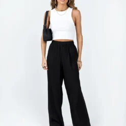 Princess Polly Louis Pants Black -Modeoryx Sales Store 2 modelinfo elise us2 8c7e4705 2807 4537 a7f7 951f3b737284