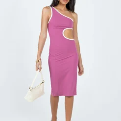 JGR & STN Charlotte Midi Dress Pink -Modeoryx Sales Store 2 modelinfo jess us2 bc83cbfd 9d4d 42bd ae0c cf1d0d04cfae