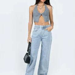 Princess Polly Waterbell Top Grey -Modeoryx Sales Store 2 modelinfo jess us2 e3b8223c 5119 4621 a884 0dbc9be41a18