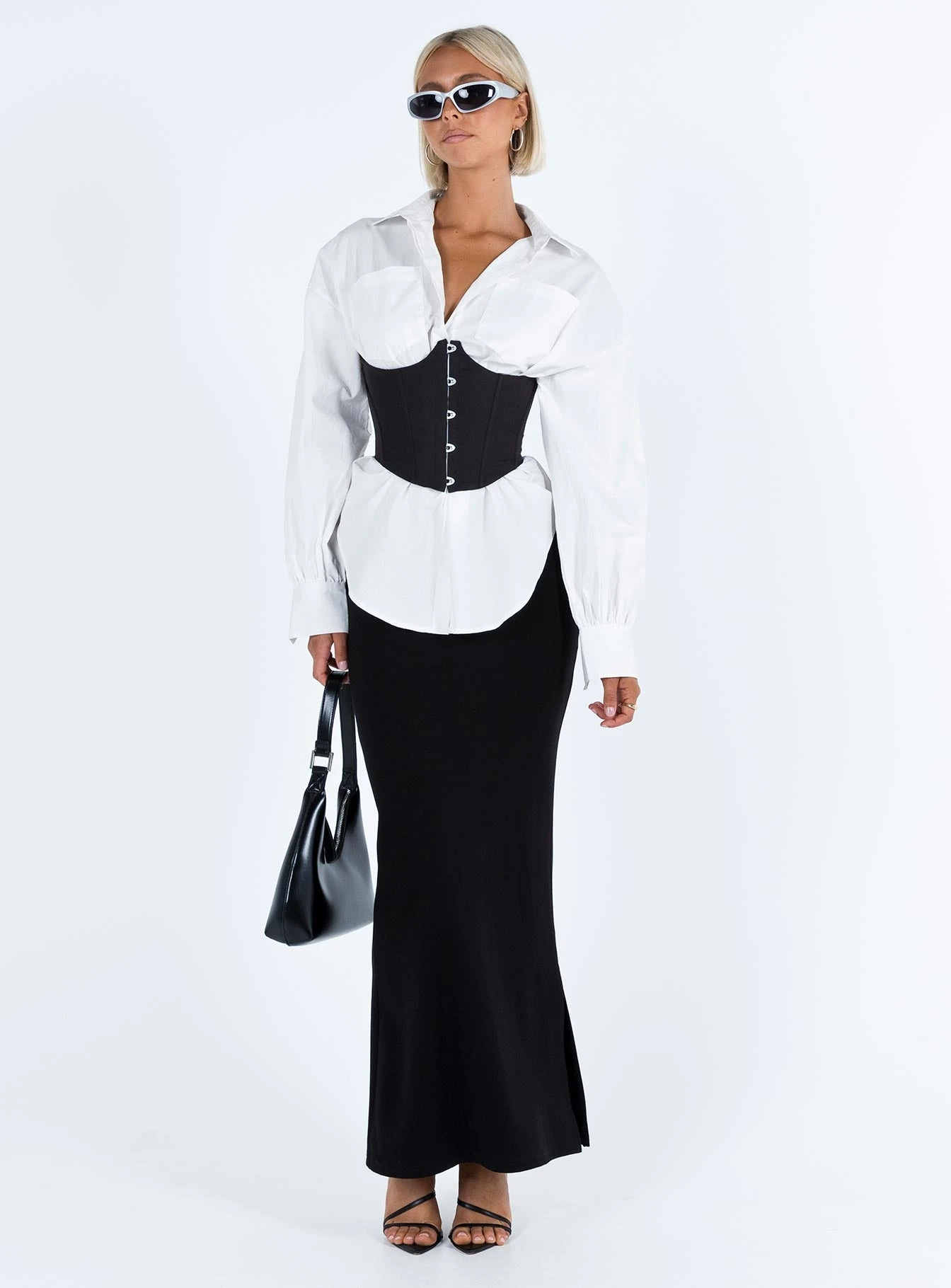 Rosina Underbust Corset Black 3 Rosina Underbust Corset Black - Image 3