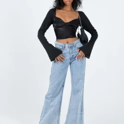 Princess Polly Afflect Long Sleeve Top Black -Modeoryx Sales Store 2 modelinfo kristen us2 36dc6034 8346 4778 8471 29f1d2e6e476