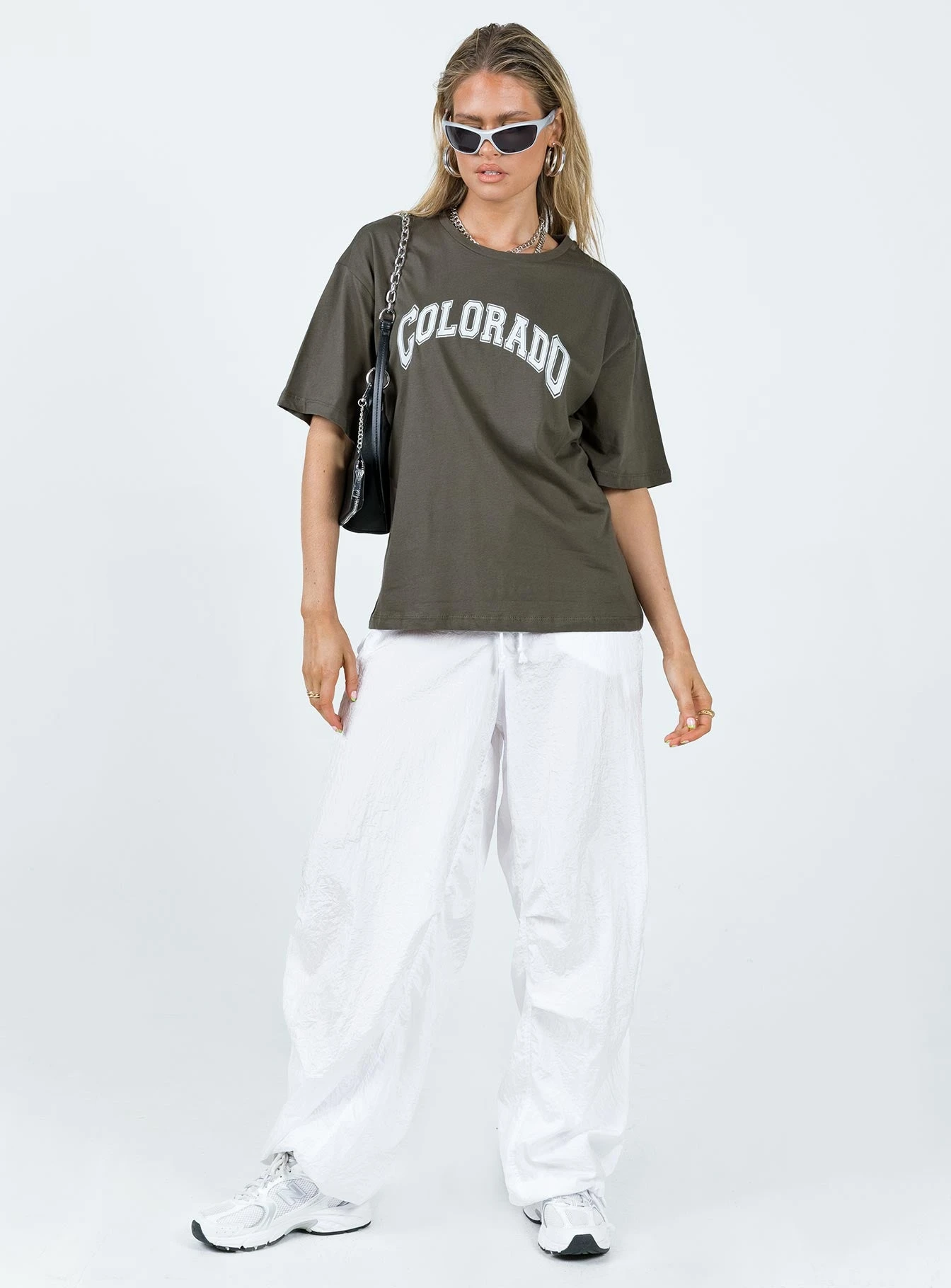 Princess Polly Colorado Dreaming Oversized Tee Charcoal 3 Princess Polly Colorado Dreaming Oversized Tee Charcoal - Image 3