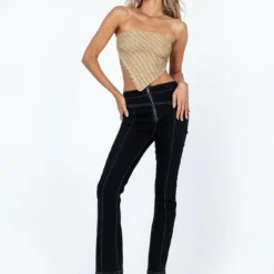 Princess Polly Valmont Strapless Top Beige -Modeoryx Sales Store 2 modelinfo nathalia us2 961ff9c3 c570 44a7 b3b9 3701f9c401d3